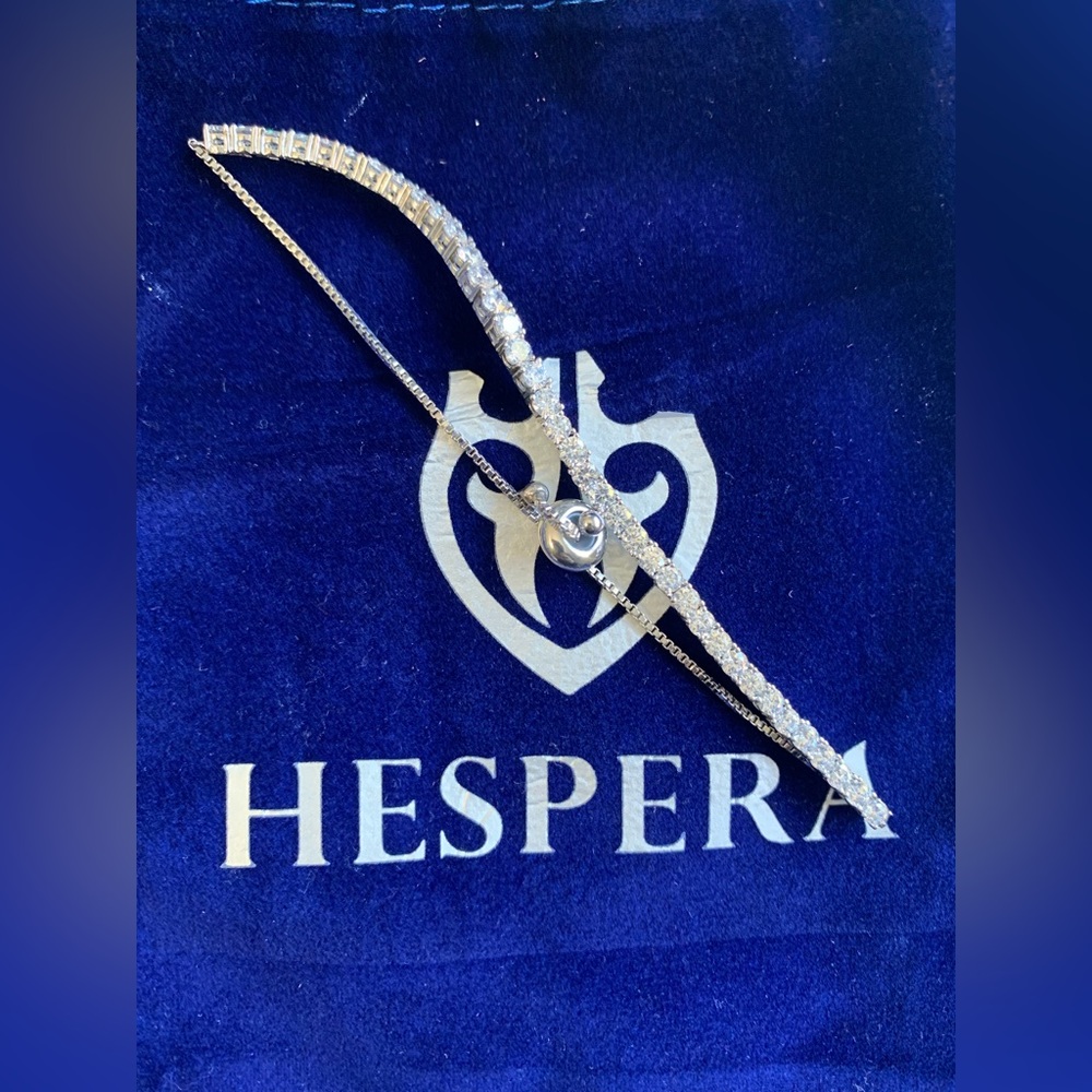 Hespera California Topaz Slider Tennis Bracelet